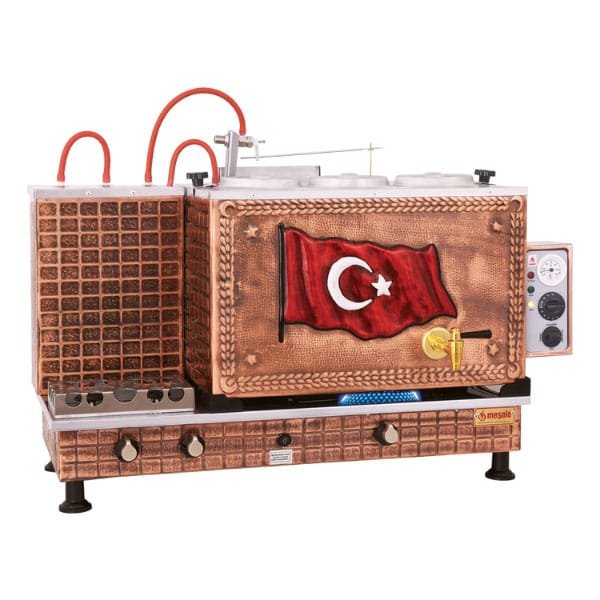 Türk Bayrağı Desenli Turbo Max Full Otomatik Çay Kazanı