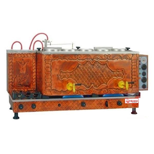 Full Elektrikli Antik Bakır İç Krom Dış Bakır Çay Kazanı 5DM