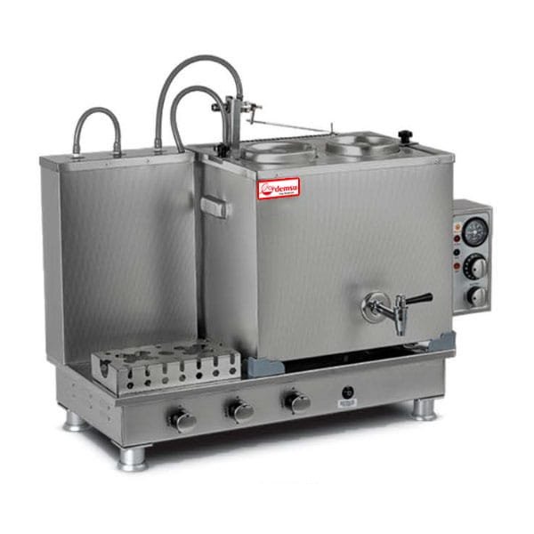 Inox Gazlı Elektrikli İç Krom Dış Inoks 2DM