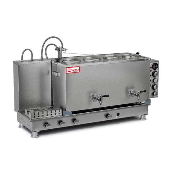 Inox Gazlı Elektrikli İç Krom Dış Inoks 4DM
