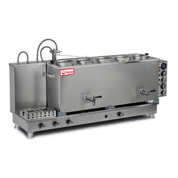 Inox Gazlı Elektrikli İç Krom Dış Inoks 5DM